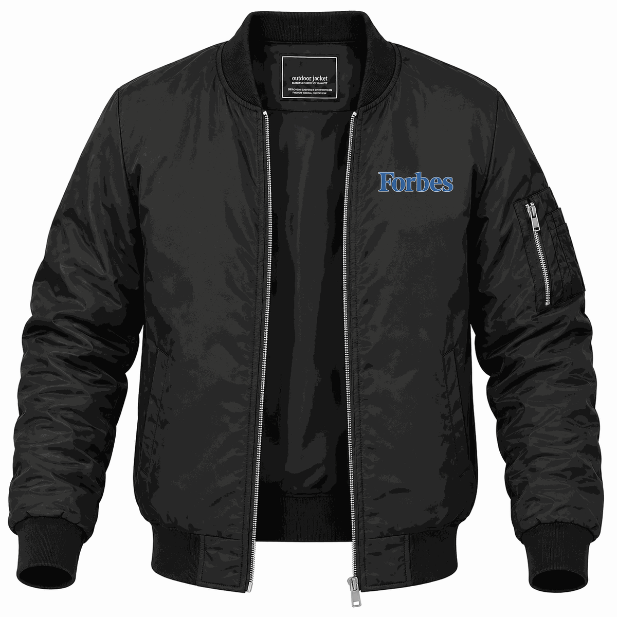 Men's Forbes Lightweight Bomber Jacket - Black