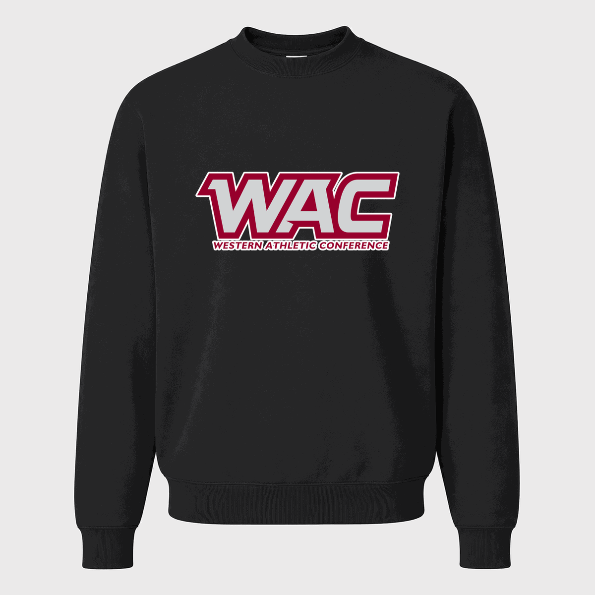 Men's Western Athletic Conference Crewneck Sweatshirt - Black