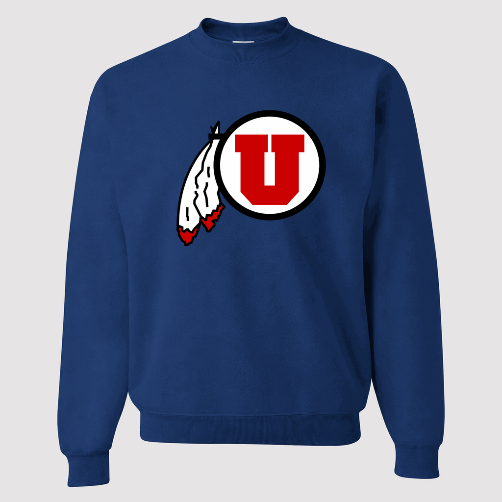 Men's Utah Utes Crewneck Sweatshirt - Blue
