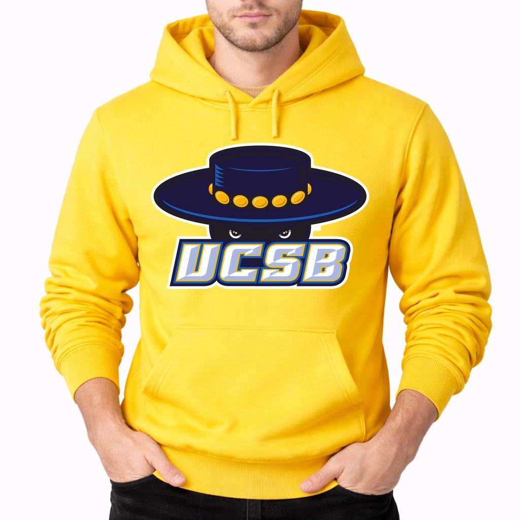 Men's UCSB Gauchos Pullover Hoodie - Yellow