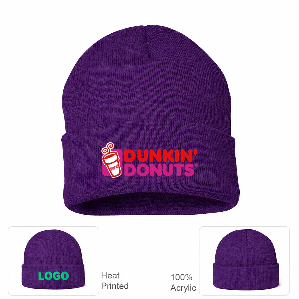 Dunkin' Donuts Beanie Hat - Purple