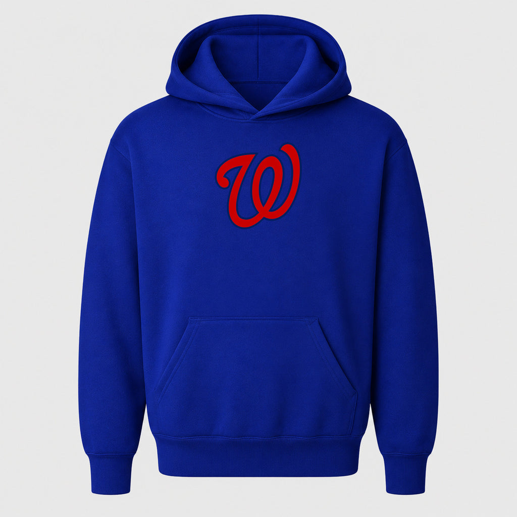 Youth Washington Nationals Pullover Hoodie - Royal Blue