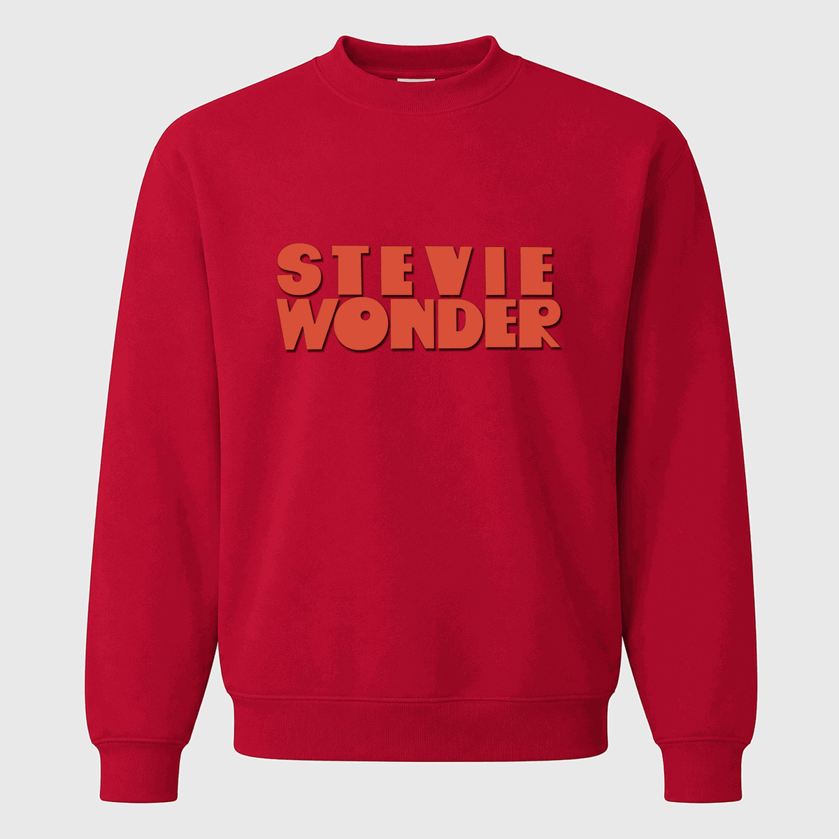 Men's Stevie Wonder Crewneck Sweatshirt - Red