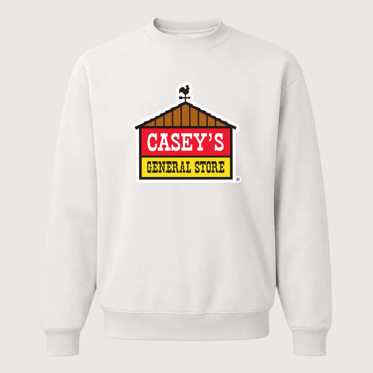 Men's Casey's General Stores Crewneck Sweatshirt - White