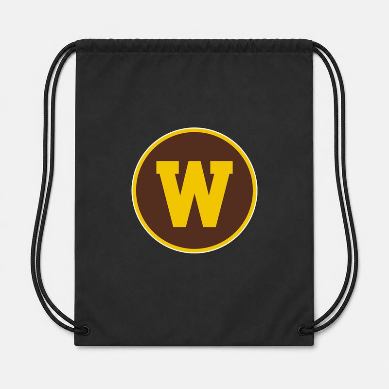 Western Michigan Broncos Drawstring Bag - Black