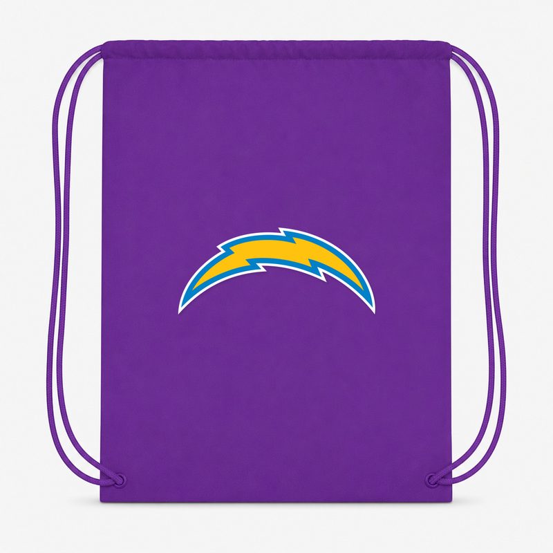 Los Angeles Chargers Drawstring Bag - Purple