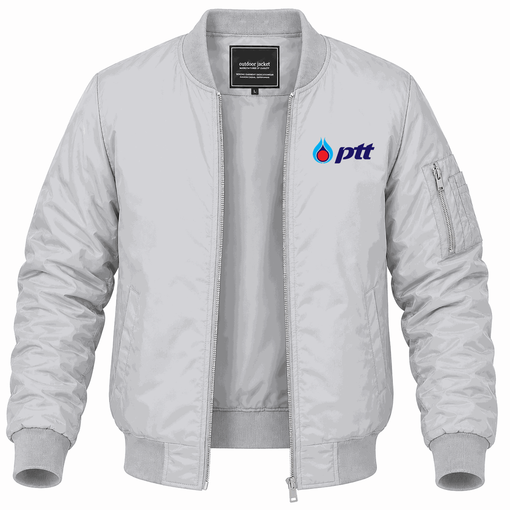 Men's PTT Lightweight Bomber Jacket - Gray