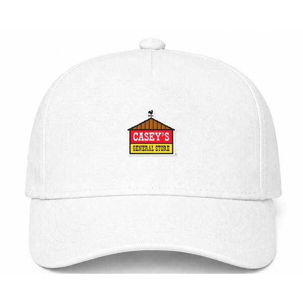 Casey's General Stores Logo White Dad Baseball Cap Hat