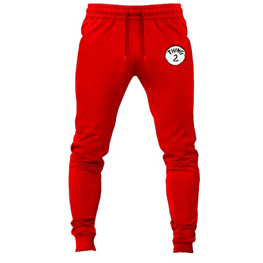 Dr. Seuss Thing 2 joggers sweatpants - Red