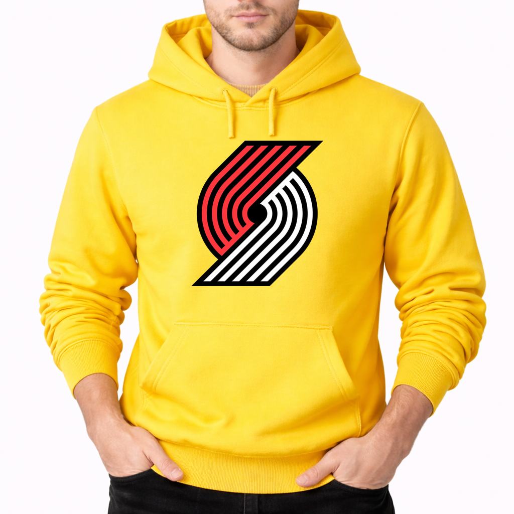 Men's Portland Trail Blazers Pullover Hoodie - Yellow