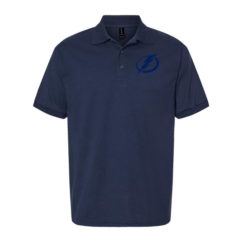 Men's Tampa Bay Lightning Dry Blend Polo - Navy