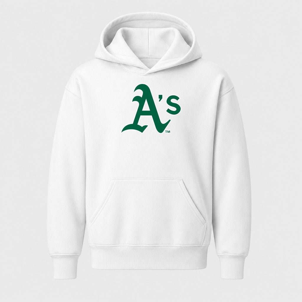 Youth Oakland Athletics Pullover Hoodie - White