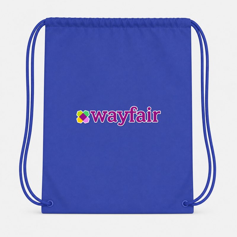 Wayfair Drawstring Bag - Blue