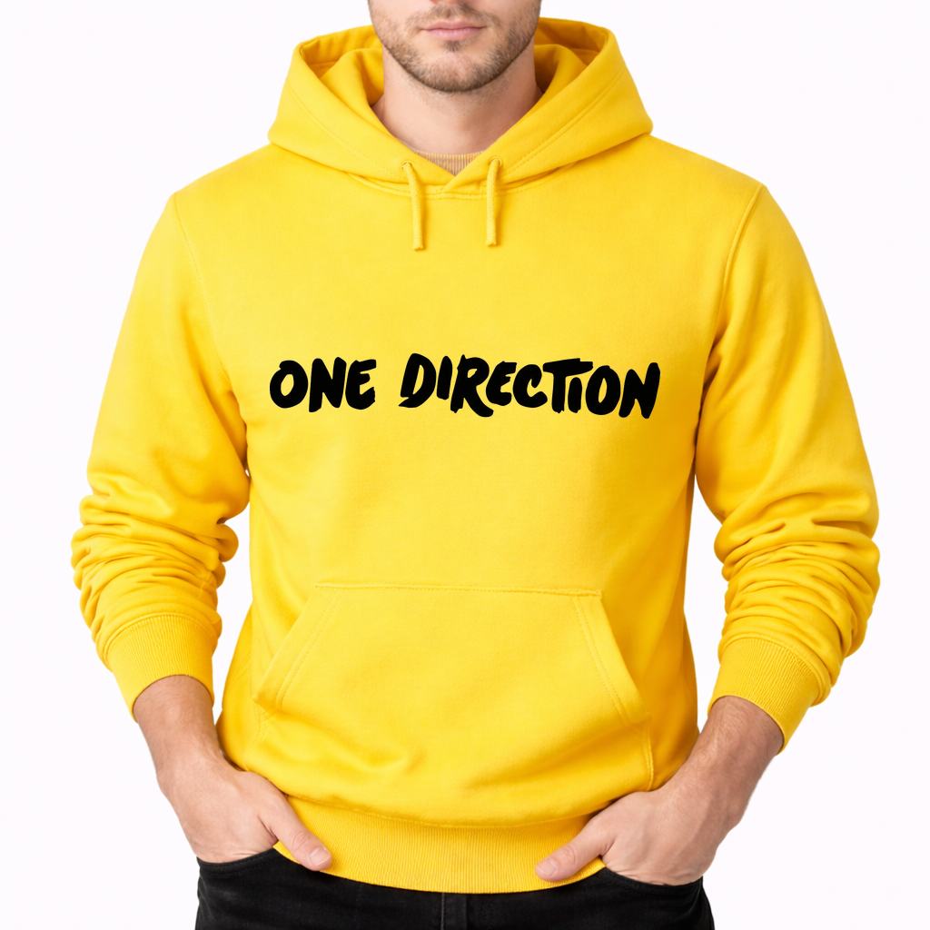 Men's One Direction Pullover Hoodie - Yellow