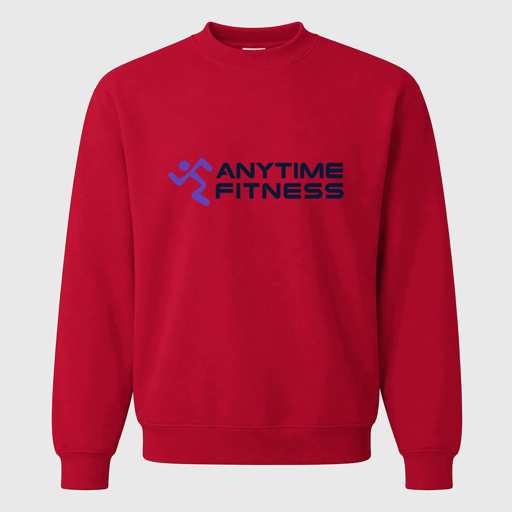 Men's Anytime Fitness Crewneck Sweatshirt - Red