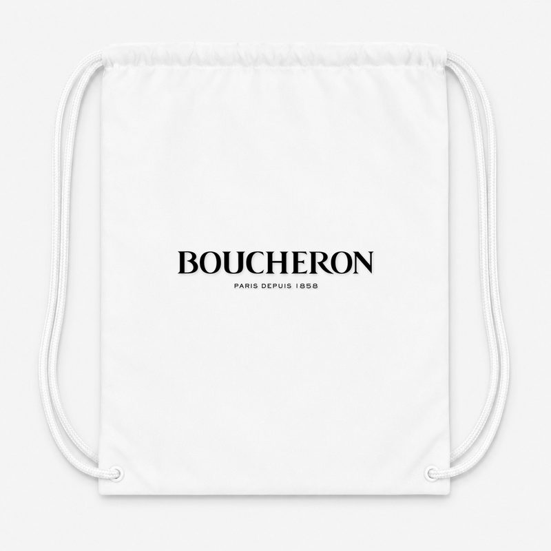 Boucheron Drawstring Bag - White