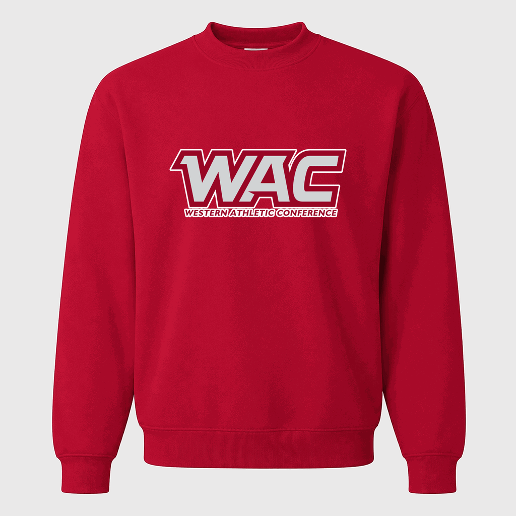 Men's Western Athletic Conference Crewneck Sweatshirt - Red