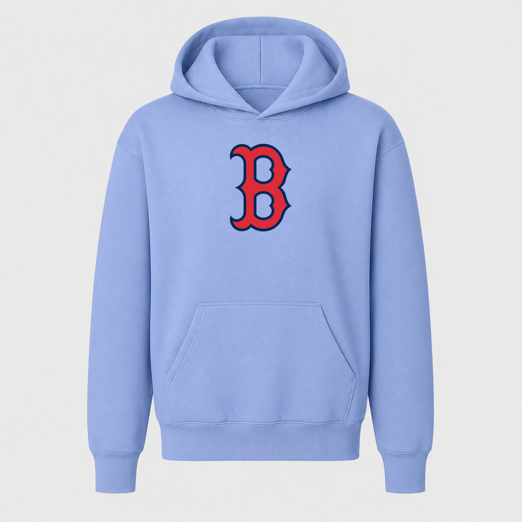 Youth Boston Red Sox Pullover Hoodie - Light Blue