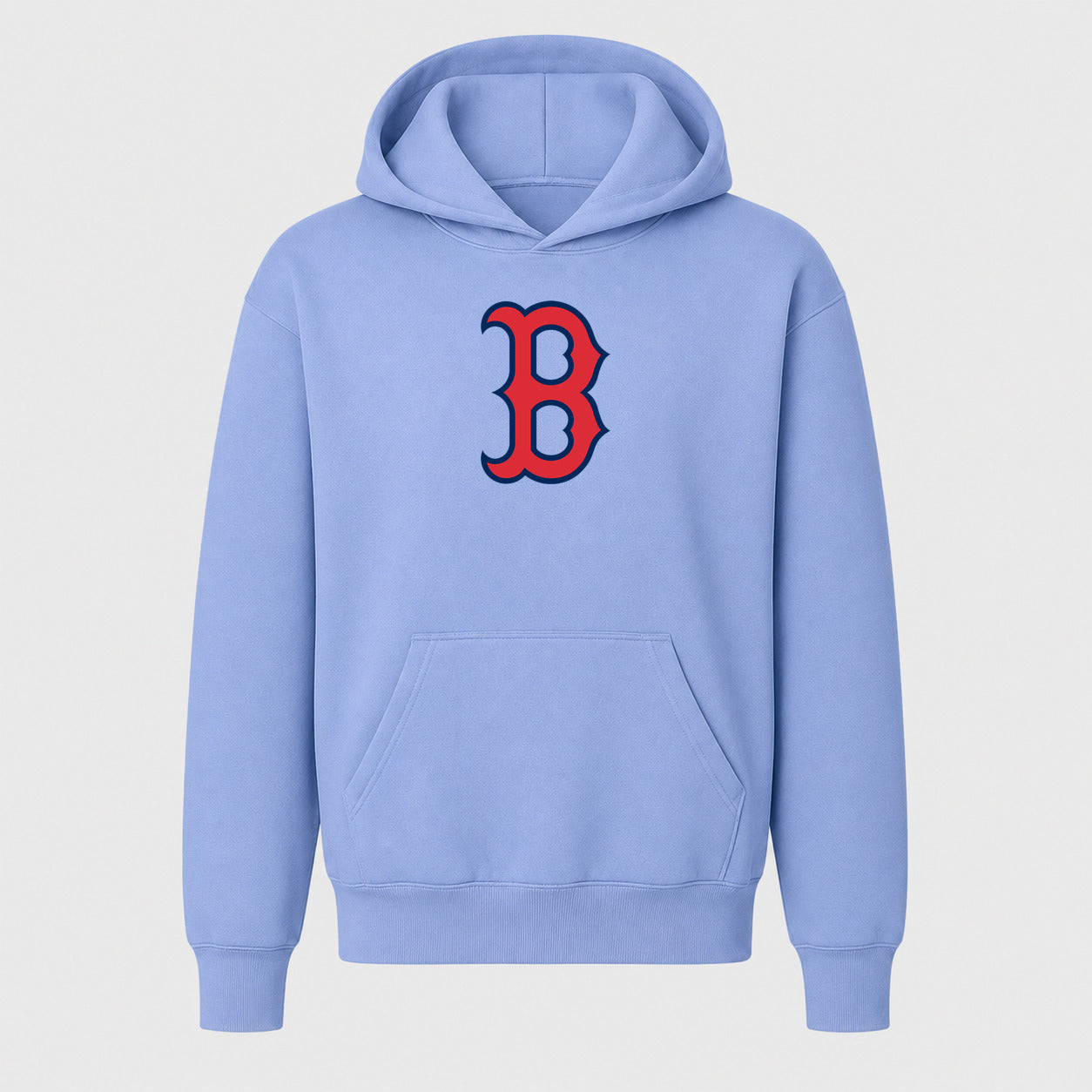 Youth Boston Red Sox Pullover Hoodie - Light Blue