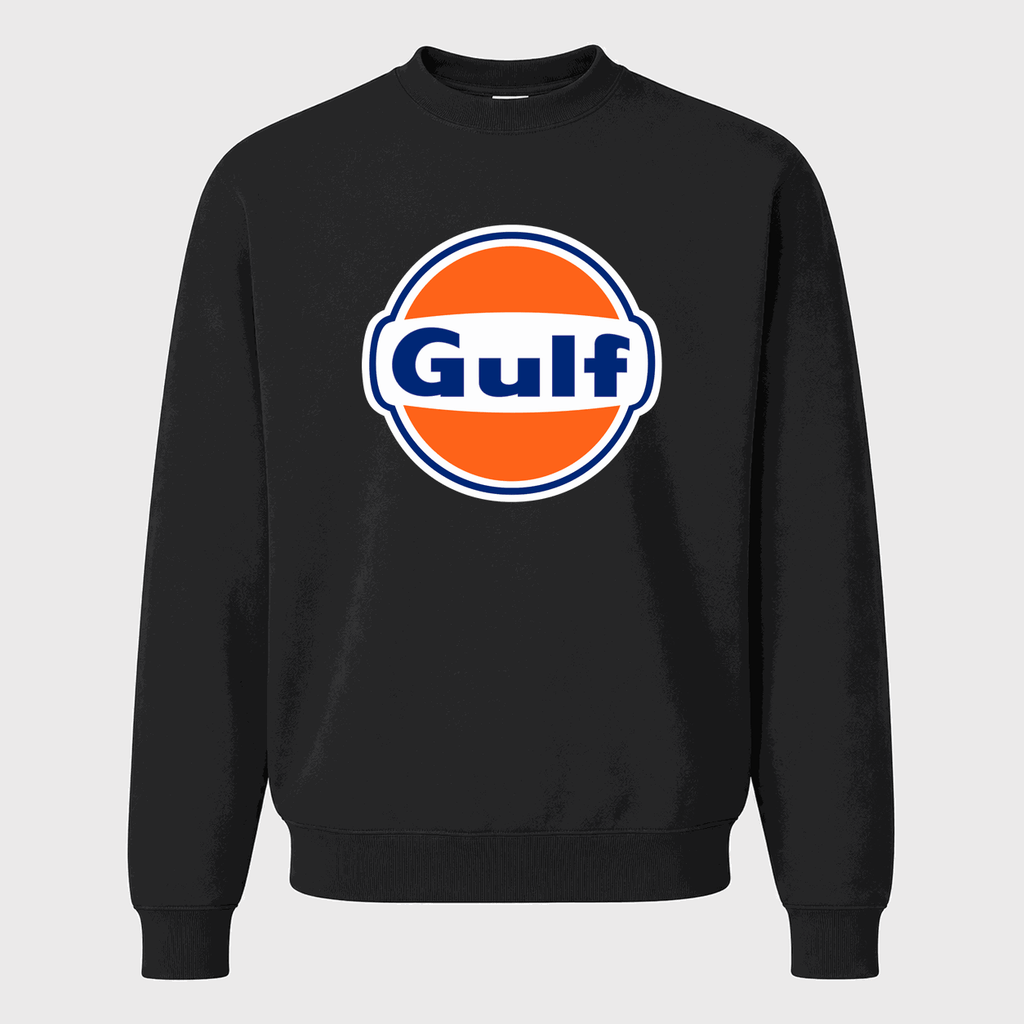 Men's Gulf Oil Crewneck Sweatshirt - Black