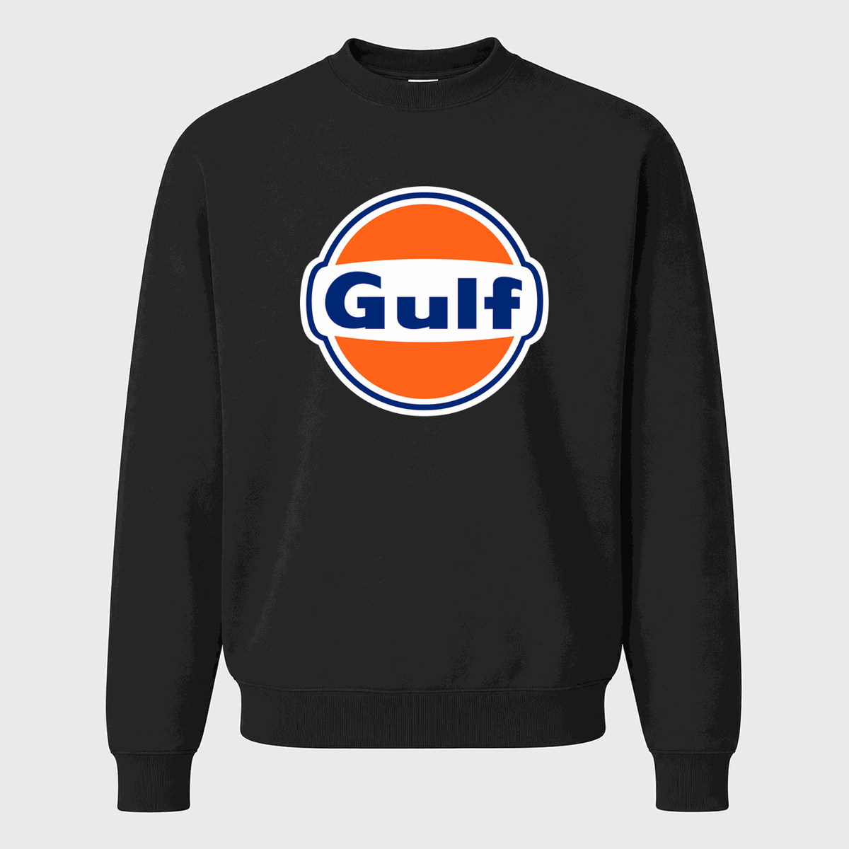 Men's Gulf Oil Crewneck Sweatshirt - Black