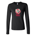 Women's Logo Chuck e. Cheeses 1536x864 Long Sleeve T-Shirt - Black
