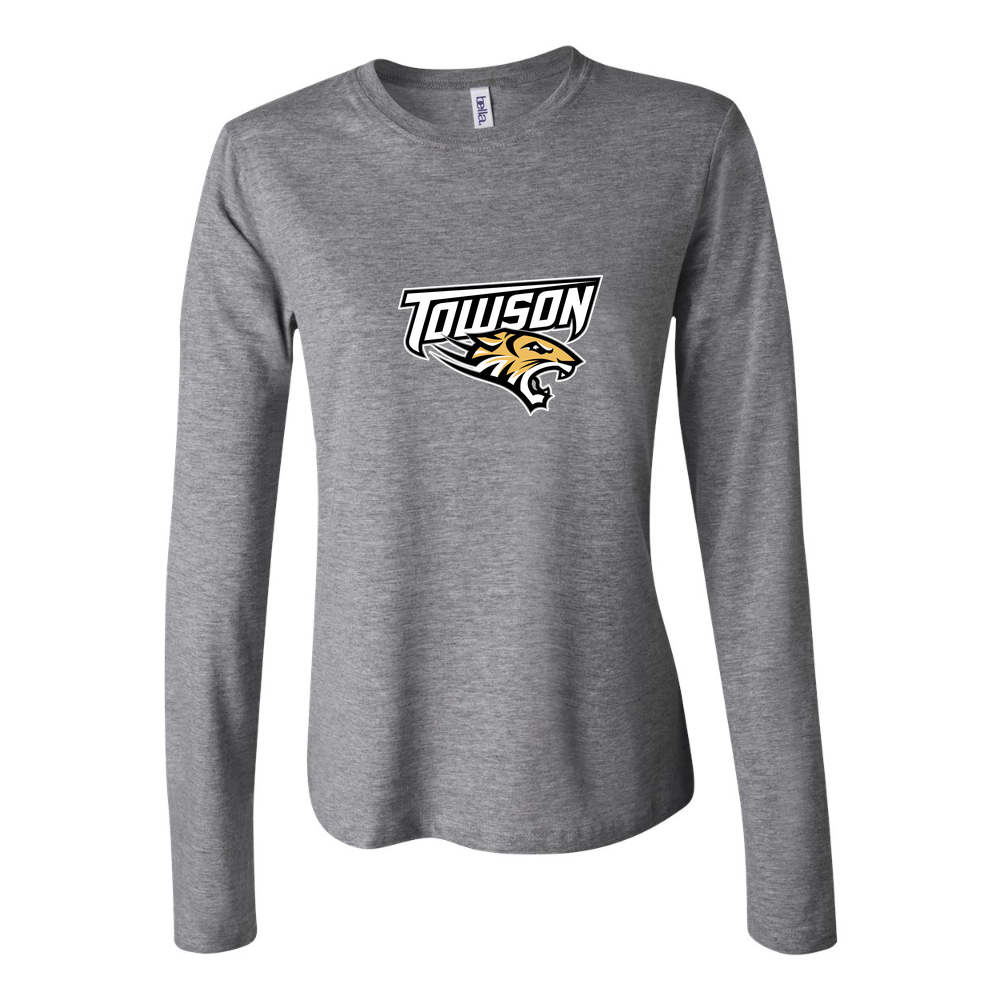 Women's Towson Tigers Long Sleeve T-Shirt - Gray