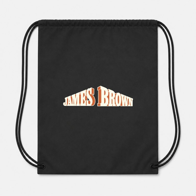 James Brown Drawstring Bag - Black