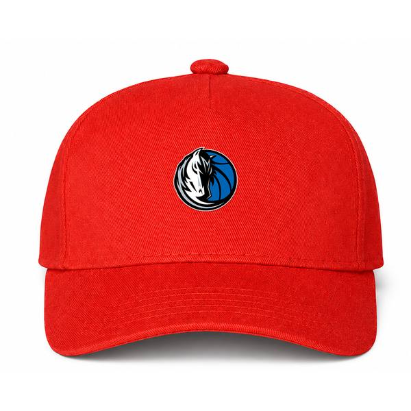 Dallas Mavericks NBA Logo Red Dad Baseball Cap Hat