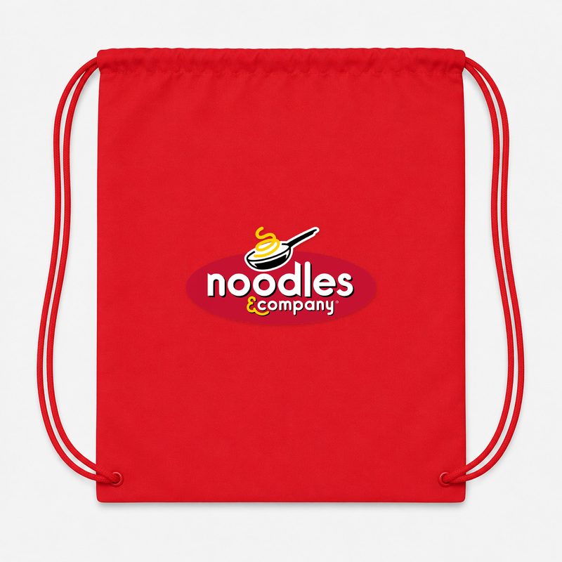 Noodles Company Drawstring Bag - Red