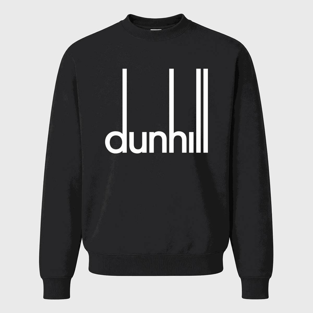 Men's Dunhill Logo Crewneck Sweatshirt - Black