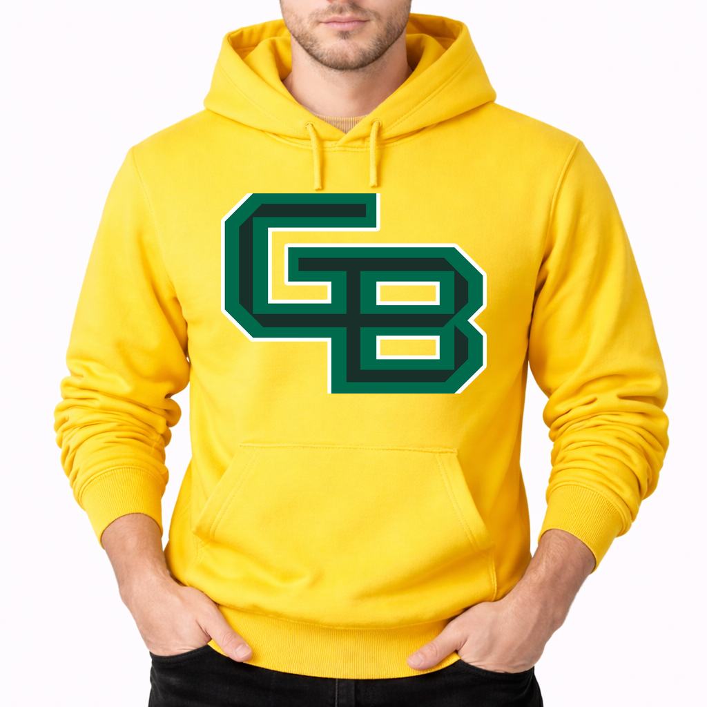 Men's Wisconsin Green Bay Phoenix Pullover Hoodie - Yellow