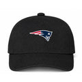 New England Patriots NFL Logo Black Dad Baseball Cap Hat