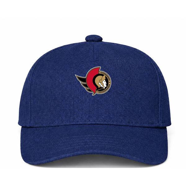 Ottawa Senators NHL Logo Navy Dad Baseball Cap Hat