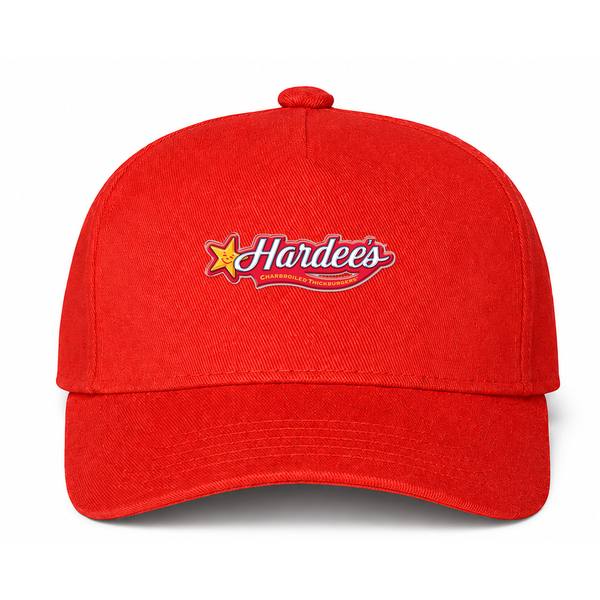 Hardee's Logo Red Dad Baseball Cap Hat