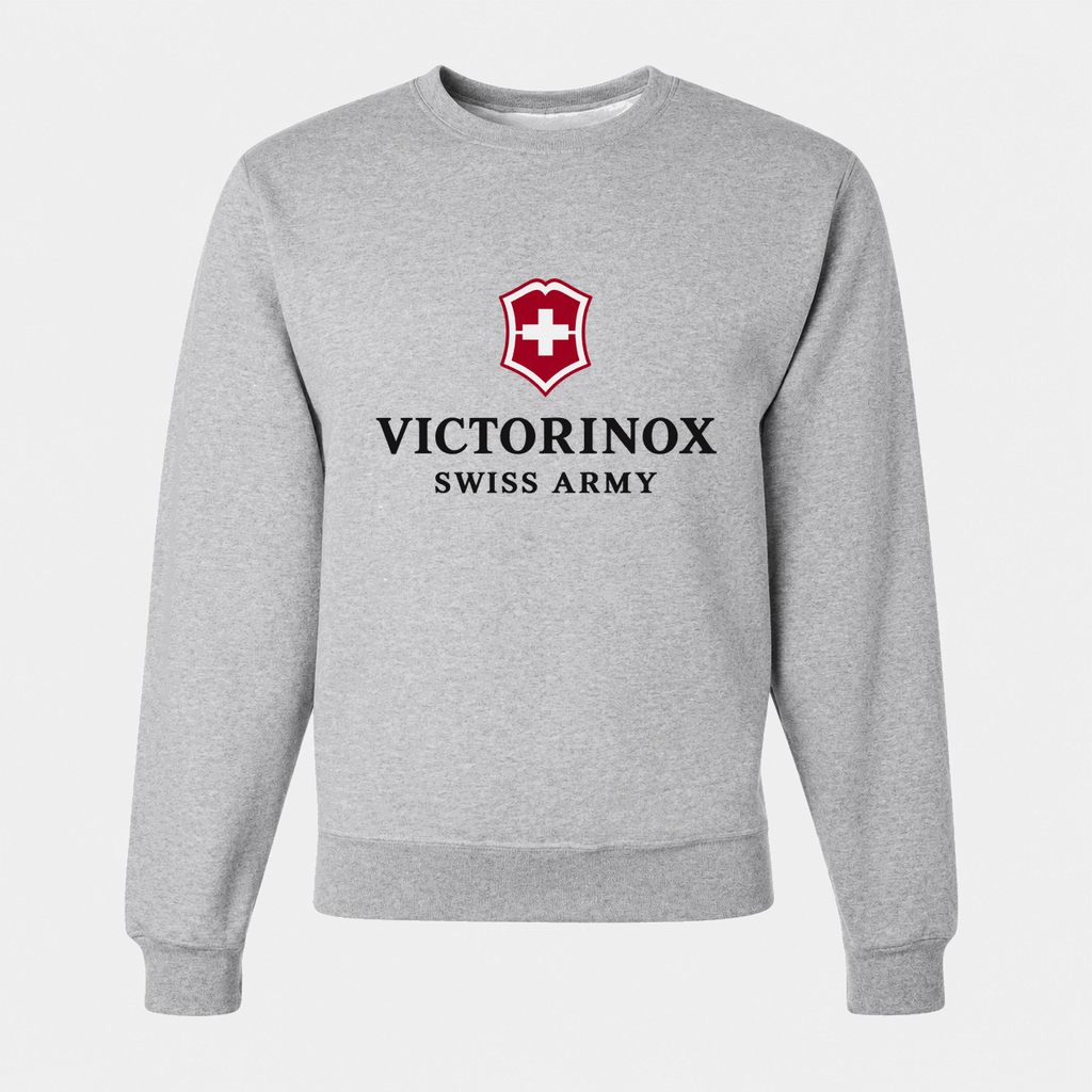 Men's Victorinox Swiss Army Crewneck Sweatshirt - Gray