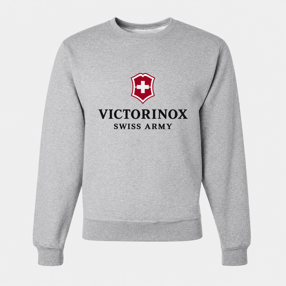 Men's Victorinox Swiss Army Crewneck Sweatshirt - Gray