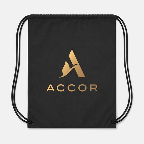 Accor Drawstring Bag - Black