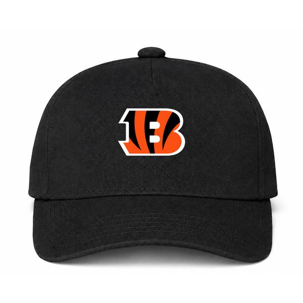 Cincinnati Bengals NFL Logo Black Dad Baseball Cap Hat