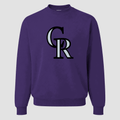 Men's Colorado Rockies Crewneck Sweatshirt - Purple