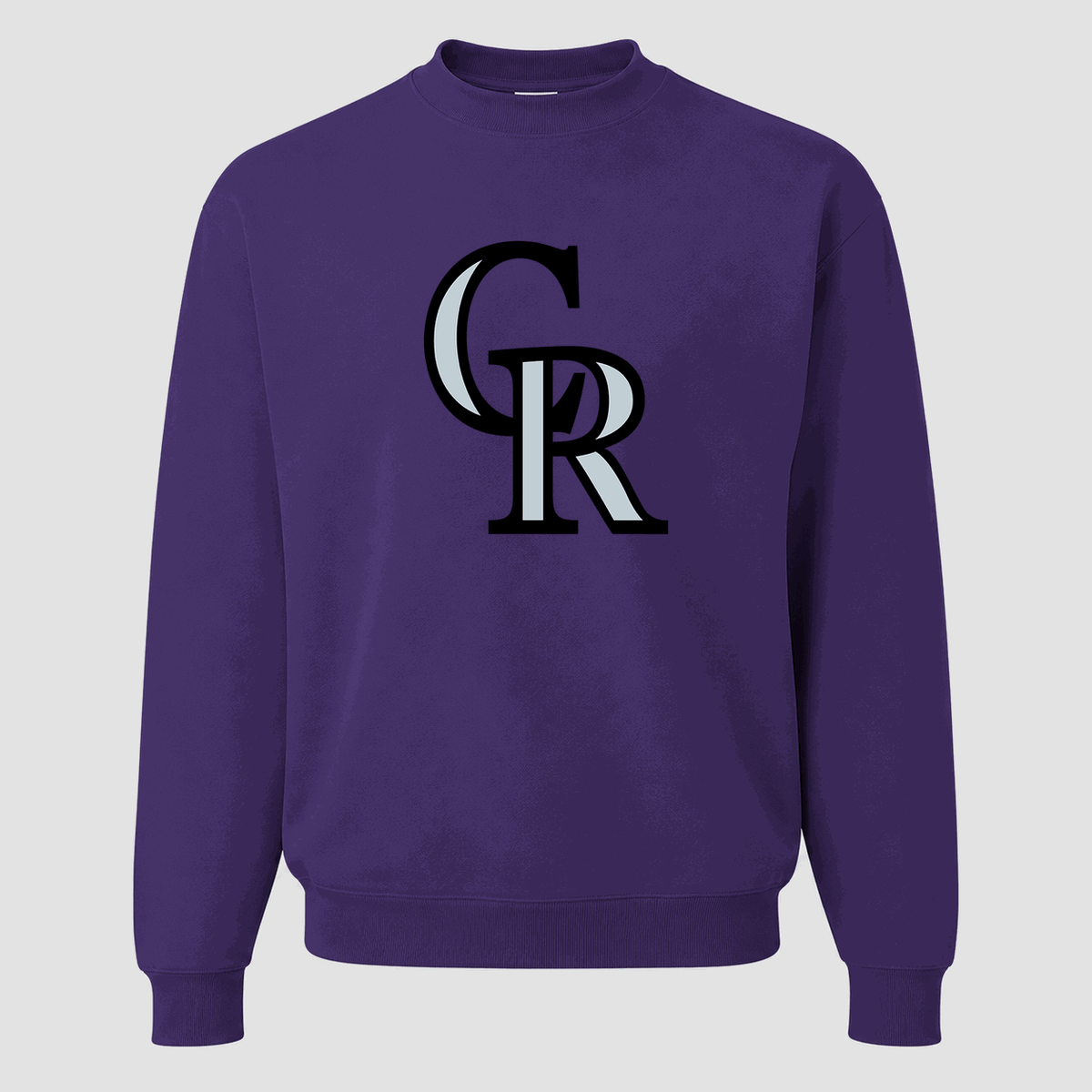 Men's Colorado Rockies Crewneck Sweatshirt - Purple