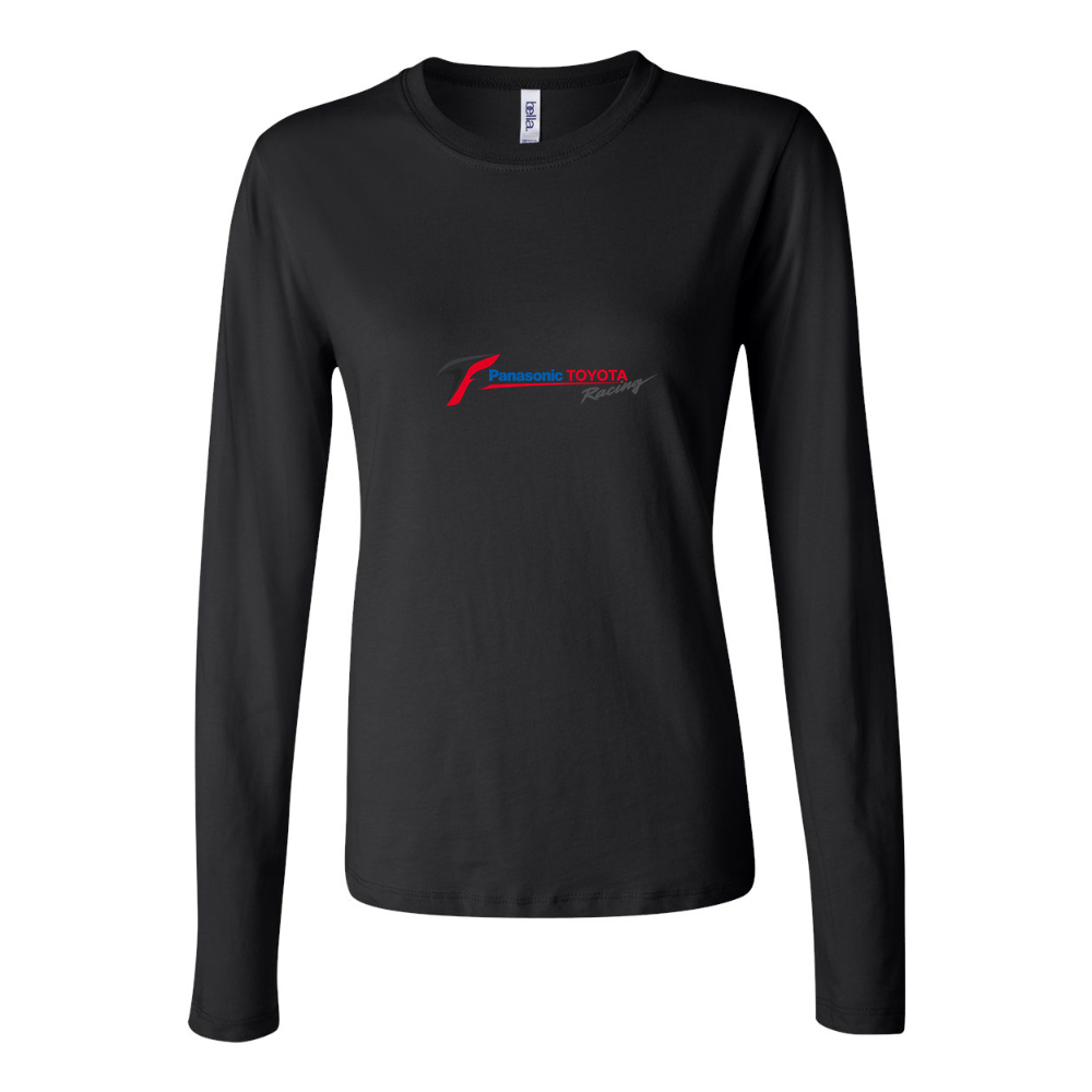 Women's Panasonic Toyota Racing Long Sleeve T-Shirt - Black