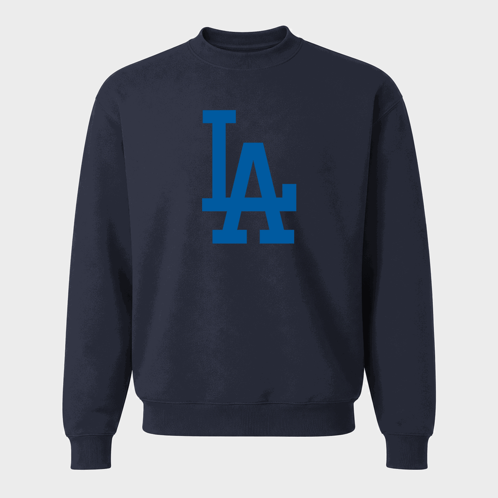 Men's Los Angeles Dodgers Crewneck Sweatshirt - Navy