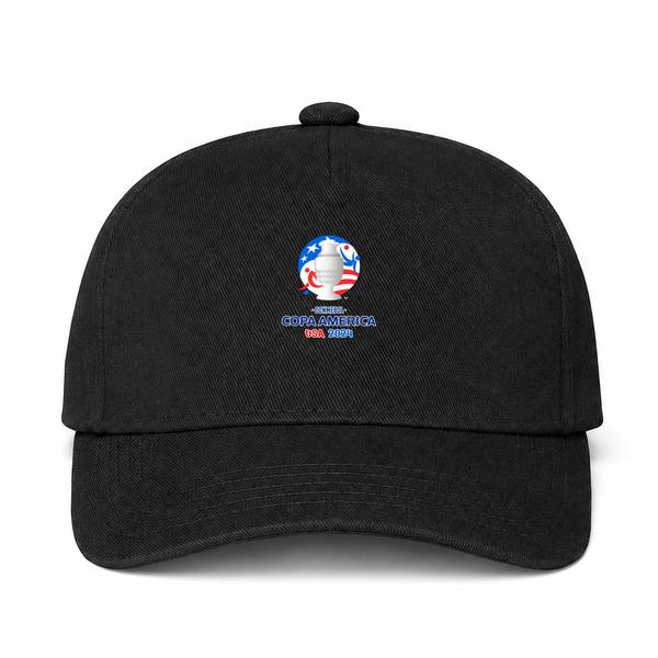 Copa América 2024 Logo Black Dad Baseball Cap Hat