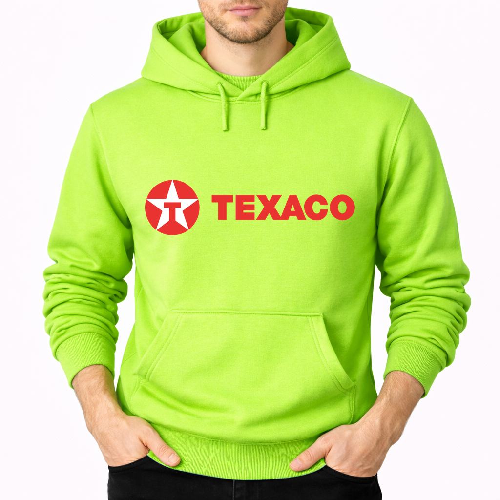 Men's Texaco Pullover Hoodie - Lime green