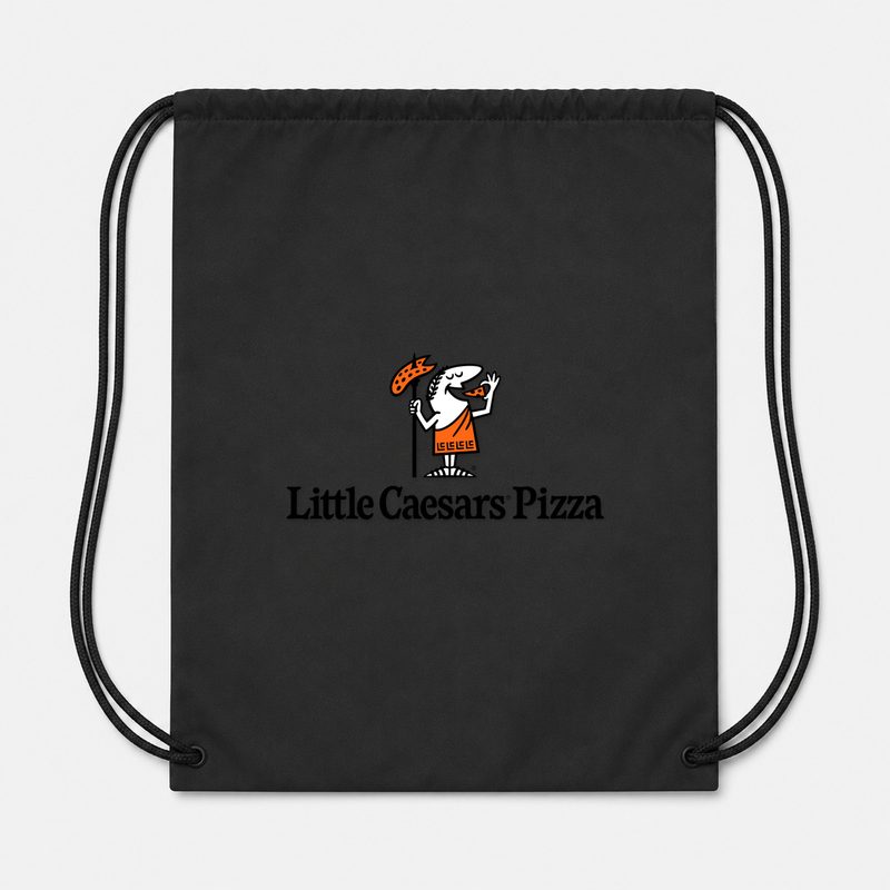Little Caesars Drawstring Bag - Black