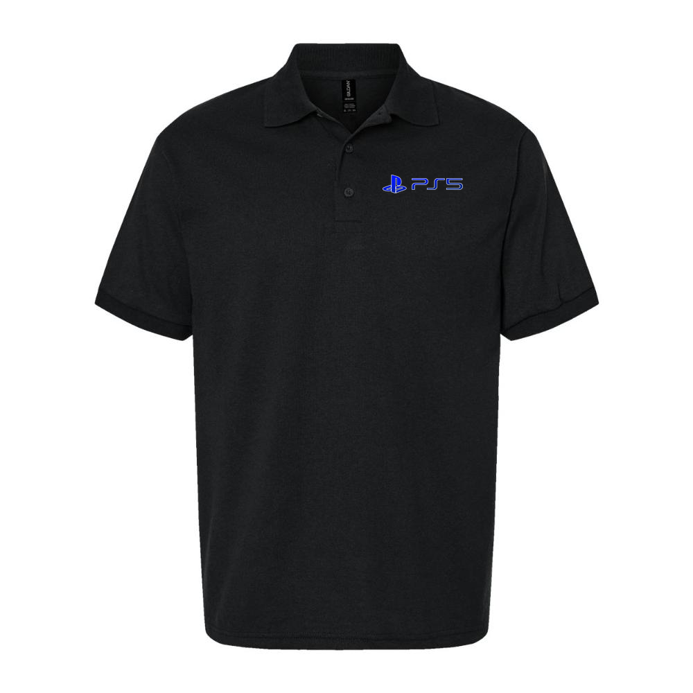 Men's PlayStation 5 Dry Blend Polo - Black
