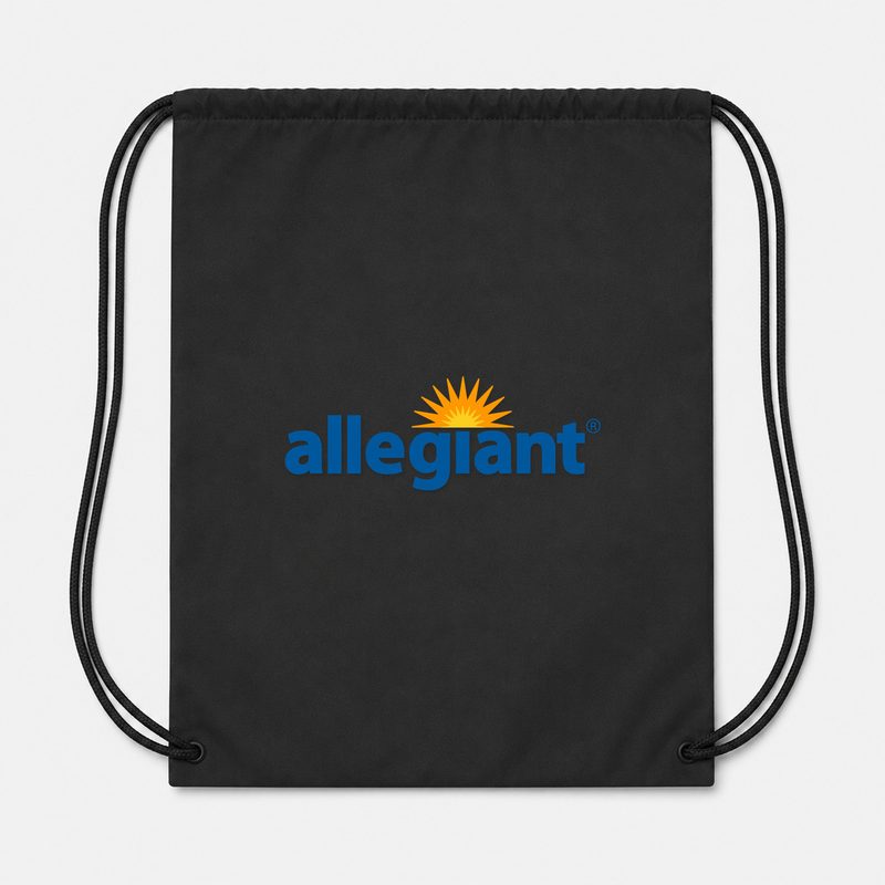 Allegiant Air Drawstring Bag - Black