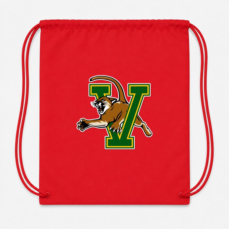 Vermont Catamounts Drawstring Bag - Red