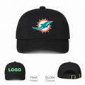 Miami Dolphins Black Baseball Cap Hat